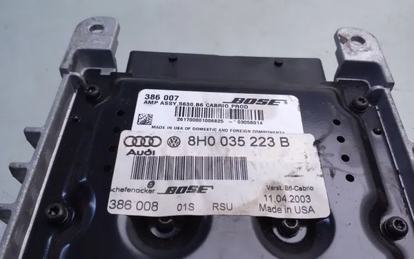 Bose-vahvistin OEM 8H0035223B - Käytetty Audi OE image 4
