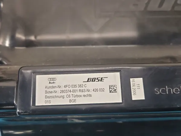 Subwoofer Audi OEM IMPRK1552113, 4F0035382C image 4