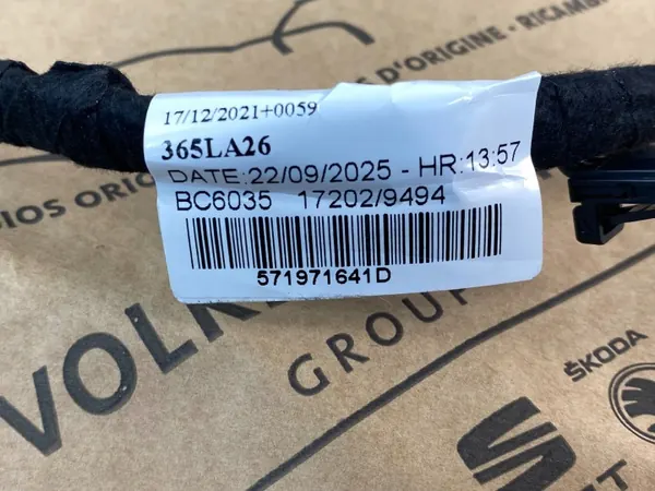 Faisceau tunnel OEM 571971641D pour VW Tiguan III image 3