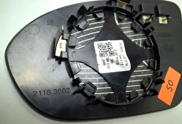 Insert Miroir Droit Opel Astra K OEM 21163602 image 6