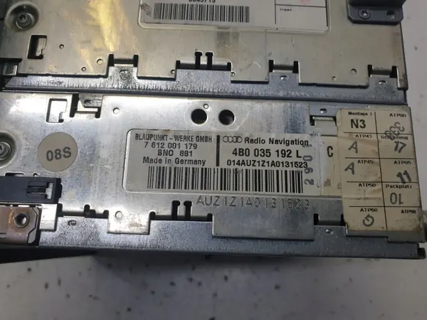 Radio Navigointi Plus Audi A6 C6 OEM 4B0035192L image 5
