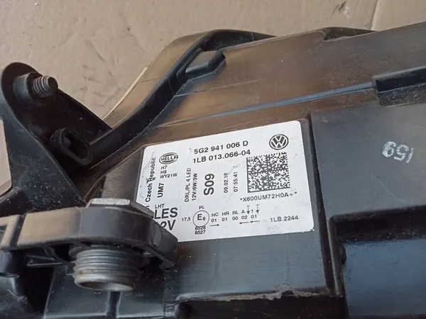 VW Golf 7 VII Refletor Direito Lâmpada 5G2941006D image 6