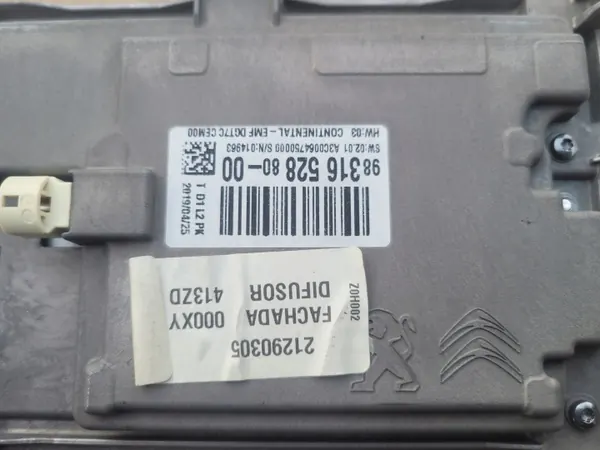 OEM 9831652880 Ecrã Navegação Citroen C4 II Usado image 5