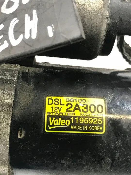 HYUNDAI I20 I30 1.4 1.6 MOTOR DE ARRANQUE 36100-2A300 image 2