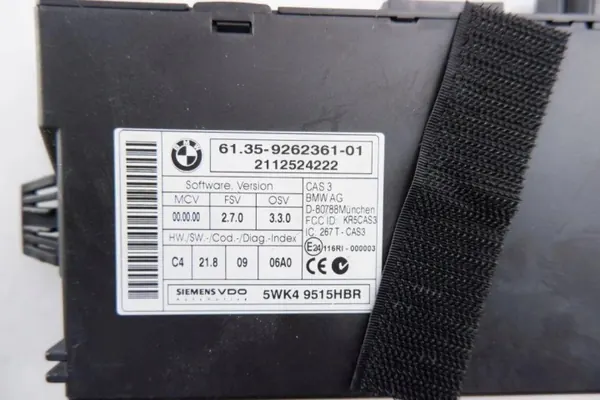 Module CAS OEM 9262361-01 pour BMW E90 3.0D 2004-2008 image 5