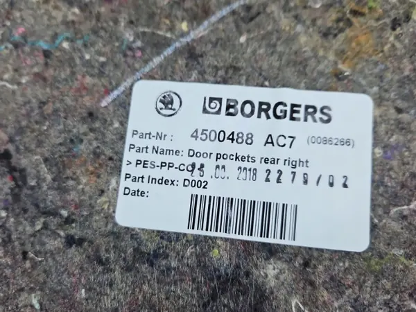 OEM IMPRK1545564 Rechter Achterdeur Bekleding Skoda Kodiaq image 5
