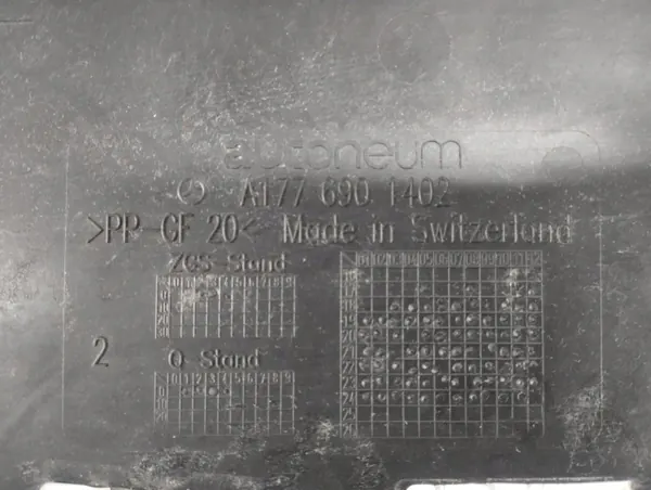 OEM A1776901402 Bakre underredessköld för Mercedes A-klass image 4