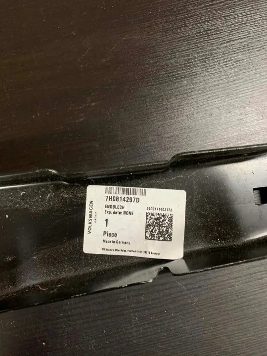 VW T5 bak vänster förstärkningsrem OEM 7H0 814297D image 3