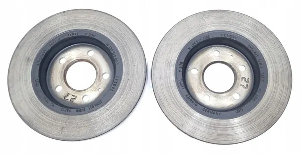 Discos e pastilhas traseiros usados OEM 8W0615601H Audi image 9