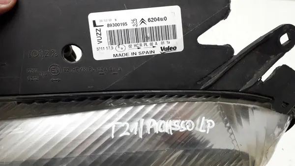 CITROEN XSARA PICASSO 98- Farol Esquerdo Completo 89300195 image 7