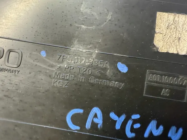 Porsche 7P5117335A Linker Intercoolerafdekking voor Cayenne II 3.0D image 3