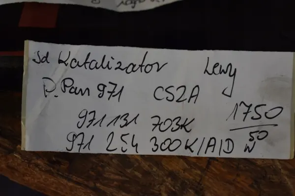 Linker katalysator OEM 971131703K Porsche Panamera image 4