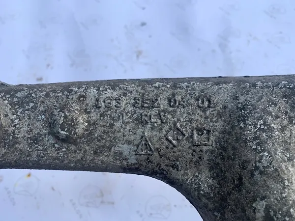 Braccio di controllo posteriore sinistro Mercedes ML W163 1633520401 image 3