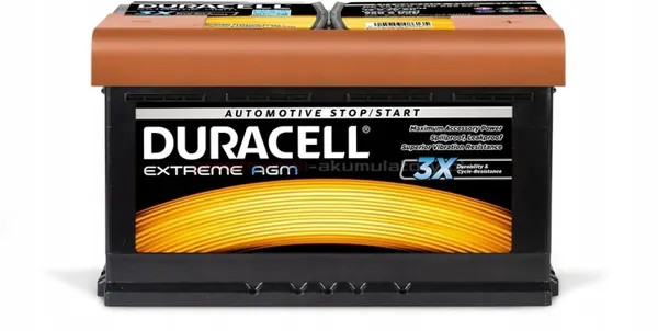 Bateria Duracell Extreme DE80 AGM 12V 80Ah 850A image 3