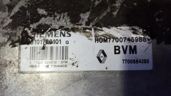 Ordinateur de moteur Renault Safrane 1994 2.2L 7700745988 image 2