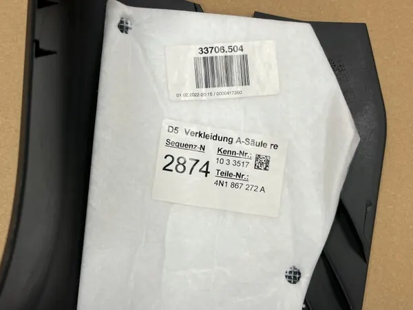 Audi S8 A8 D5 Oikea Etu LED-Kynnys OEM 4N1867272A image 4
