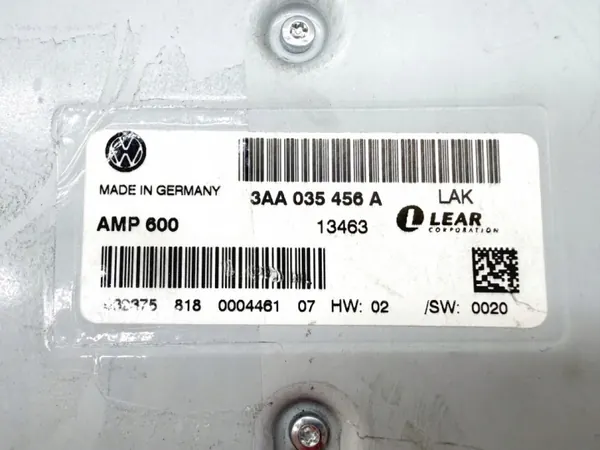 OEM 3AA035456A Ljudförstärkare för Passat B7 CC image 4