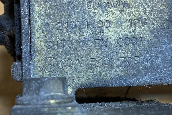 Válvula eletromagnética MERCEDES-BENZ E (W124) 0015407097 image 4