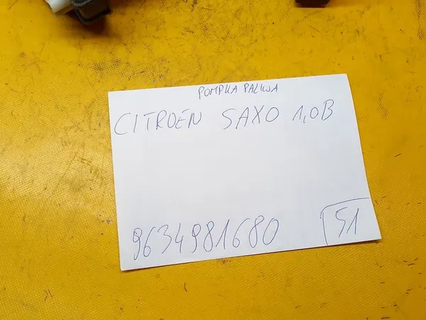 Brandstofpomp Citroen Saxo 1.0B 9634981680 image 3