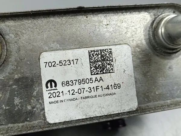 2023 Jeep Grand Cherokee WL Radiateur d'huile de transmission 70252317 image 6