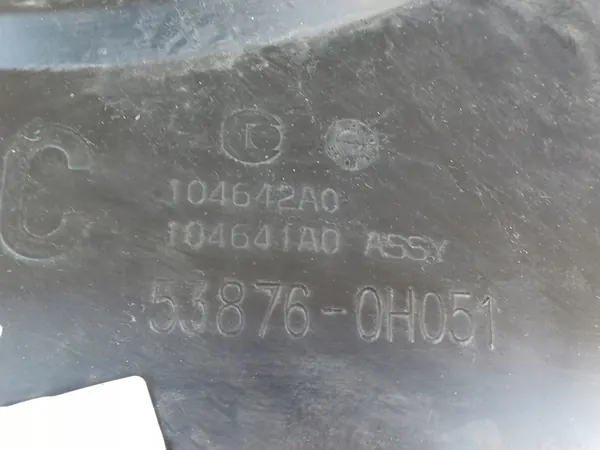 TOYOTA AYGO 2 II Front Left Wheel Arch 538760H051 image 6