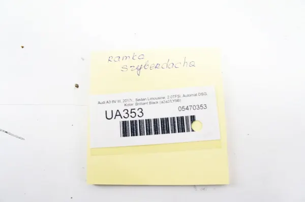 Cadre de Toit Ouvrant UA353 pour Audi A3 8V - Occasion image 4