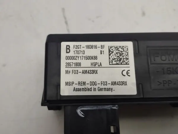 Módulo sin llave Ford Galaxy 2017 OEM F2GT18D816BF image 3