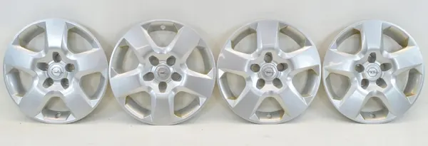 4× Calotas Opel Originais 16" Prata image 2