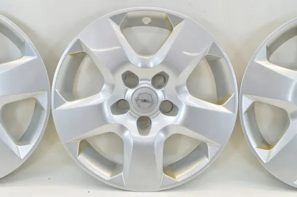 4× Calotas Opel Originais 16" Prata image 4
