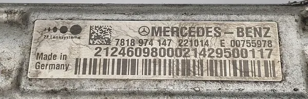 STYRNINGSGEAR MERCEDES W212 4MATIC A2124609800 image 5