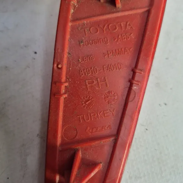 Bakstötskåpsreflektor höger OEM 81910-F4010 Toyota image 5