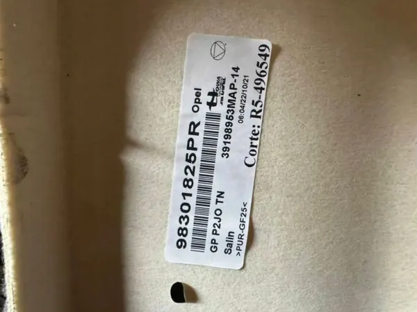 OEM 98301825PR Deurknop Afdekking Opel Corsa F image 4
