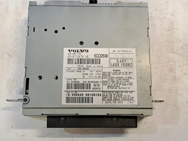 CD-Wechsler VOLVO XC90 I 2007 2.4L 136kw OEM 30775675AB image 2