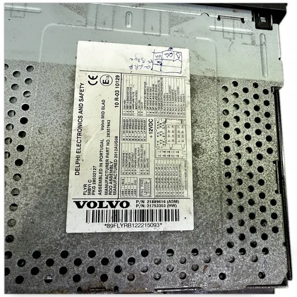Radio Volvo OEM 21889616 - État Utilisé image 4