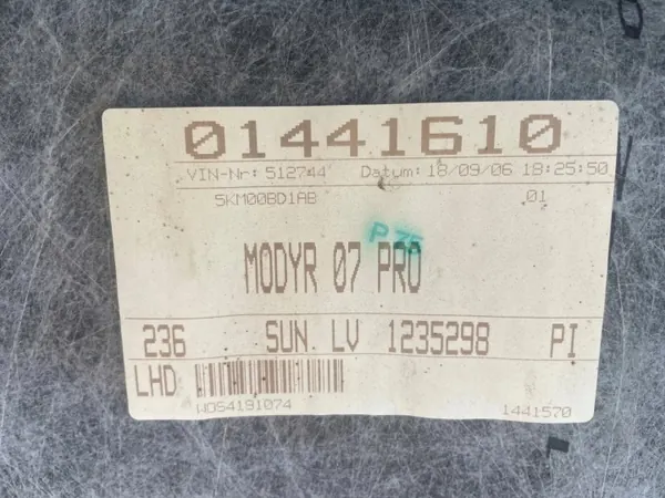 Techo solar DVD Jeep OE OEM 01441610 Grand Cherokee image 9