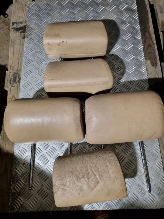 Appuie-têtes cuir BMW E39 Lot de 5 OEM image 2