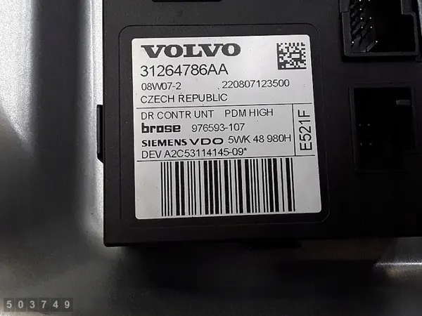 Régulateur de vitre Volvo V50 OEM 30753144 Occasion image 6