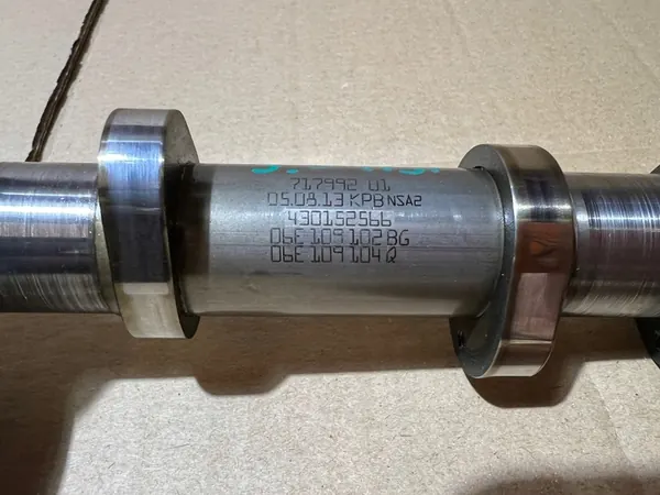 AUDI 3.0 TFSI CTU Vasemman Pakokaasun Nokka-akseli 06E109102BG image 7