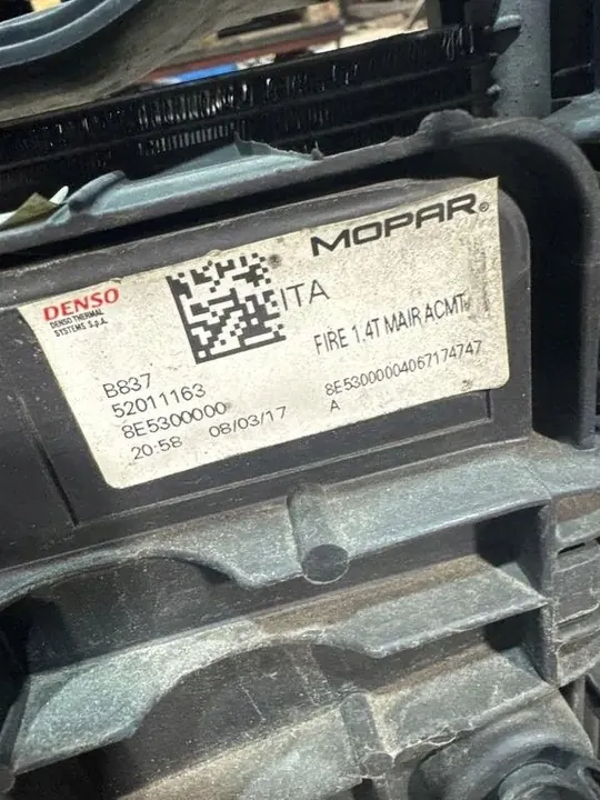 Radiador para FIAT 500X 1.4L gasolina 2017 OEM 51965900 image 2