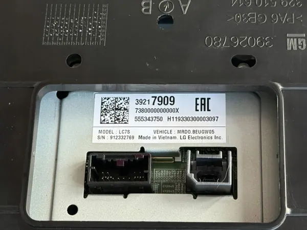 OEM 39217909 radio-navigointinäyttö Opel Astra K:lle image 5