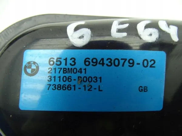 BMW 6943079 Vänster woofer för 6-serien E64 04-10 image 3