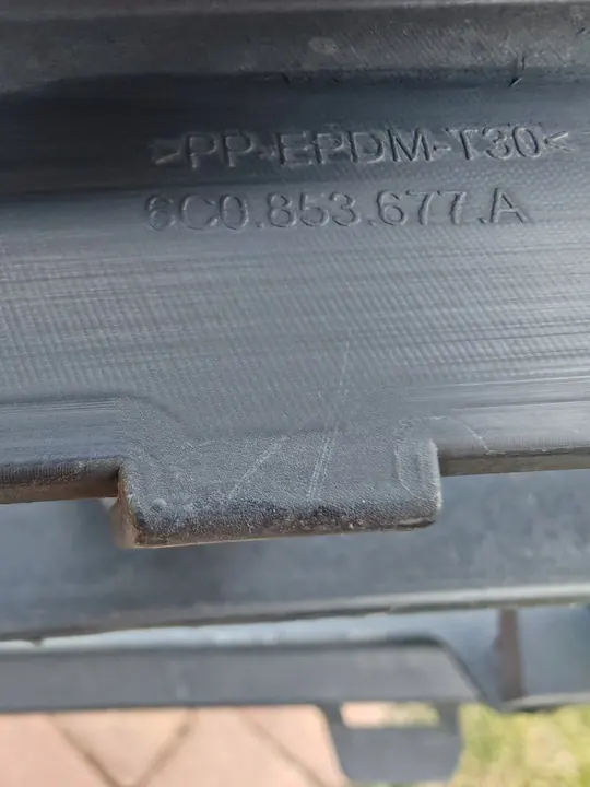 VW POLO V 6R LIFT Front Bumper Grille Radar 6C0853677A image 5