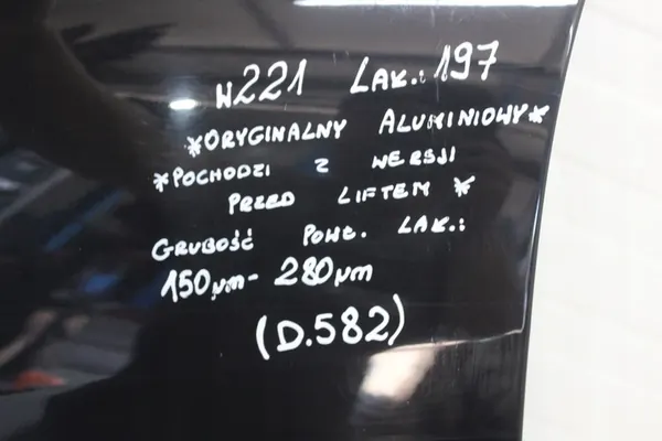 PARAFANGO ANTERIORE SINISTRO MERCEDES S CLASS W221 A2218800118 image 8