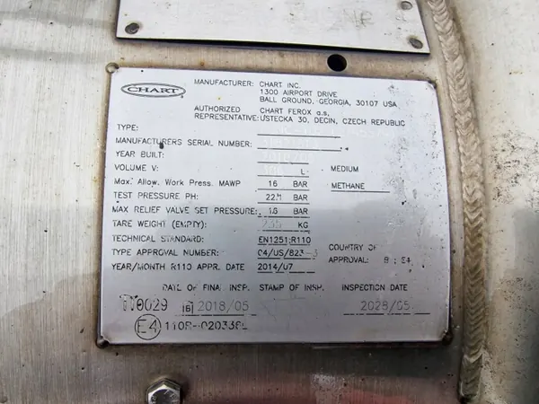 Tanque LNG Scania OEM 2745573 para R/S/NTG/NGS image 4