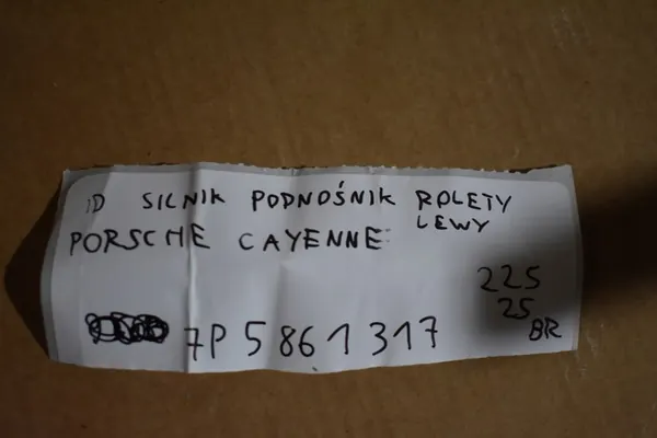 Moteur de lève-vitre gauche Porsche Cayenne 1 image 4