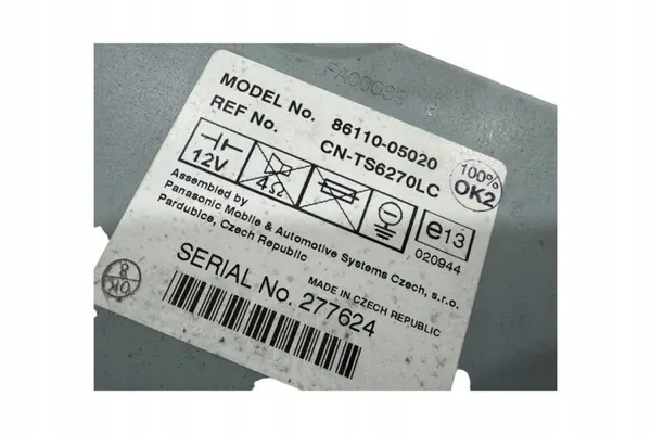 Toyota navigointinäyttö OEM 8611005020 Avensis T25:lle image 7