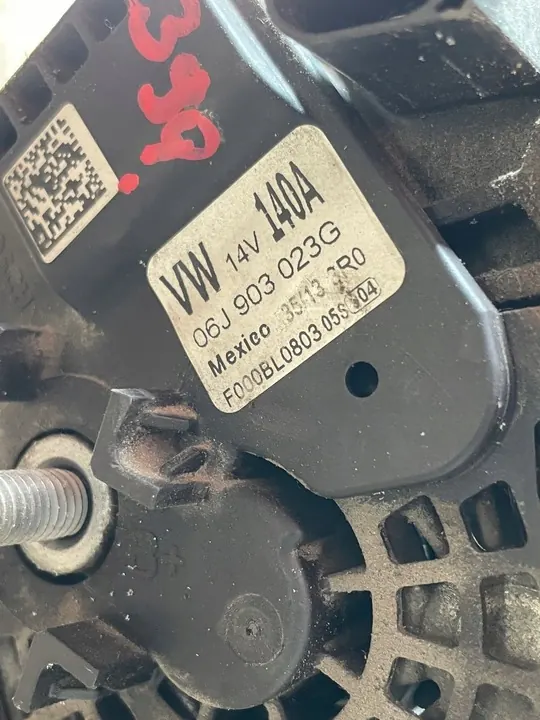 VW AUDI SKODA 1.8 2.0 TFSI Vaihtovirtageneraattori image 4