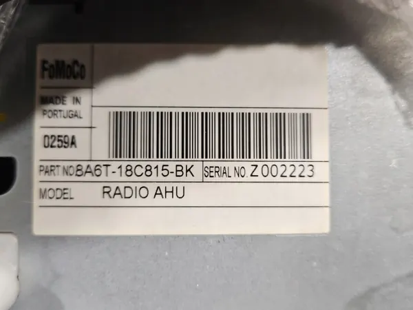 OEM 8A6T-18C815-BK Ford Fiesta MK7 Fabriksradio image 10