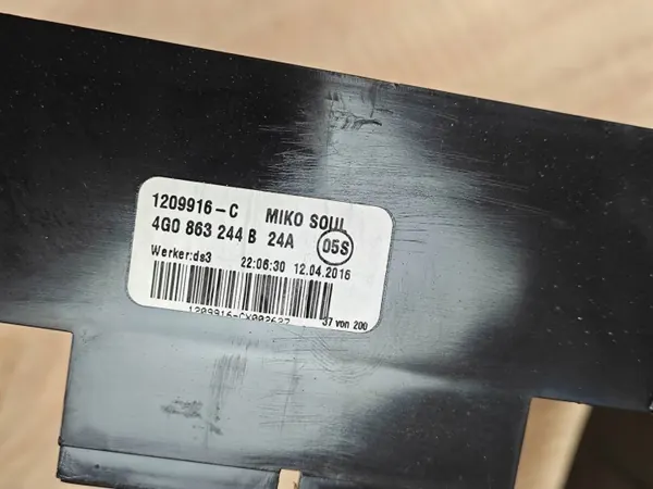 Mittkonsol armstöd Audi A6 C7 Lift OEM 4G0863244B image 9
