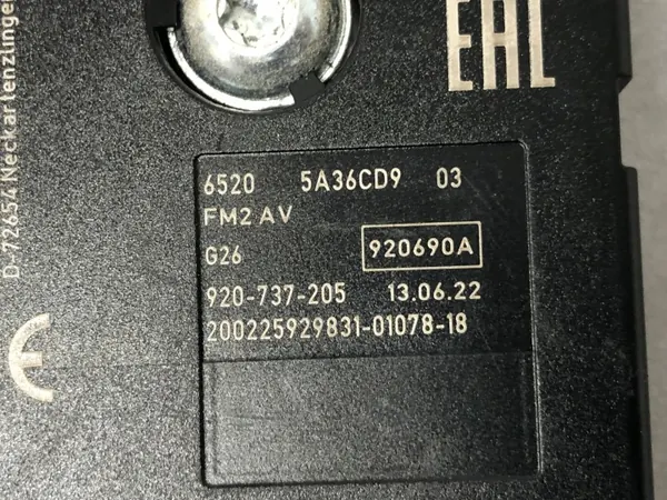BMW i4 G26 antennförstärkare OEM 65205A36CD9 image 6